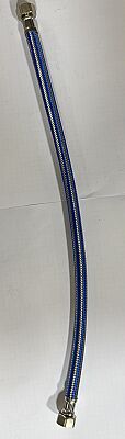 3/8" - 3/8" Klozet Taharet Fleksi Çelik Bağlantı Hortumu 40 cm - 1
