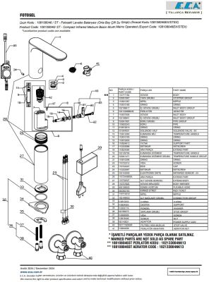 Eca Compact Krom Fotoselli Orta Boy Lav. Bat Elektrikli 108108046 - 4