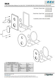 Eca Dalia Krom Ankastre Banyo/Duş 2 Yollu Sıva Üstü 102167242-KDE - 3