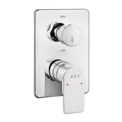 Eca Dalia Krom Ankastre Banyo/Duş 2 Yollu Sıva Üstü 102167242-KDE