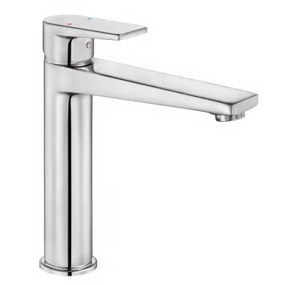 Eca Dalia Krom Kireç Kırıcılı Orta Boy Sabit Lavabo Bataryası - 1