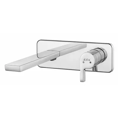 Eca İcon Krom Ank. Lavabo Batarya Sıva Üst Tek Rozet 102167601H-K - 1