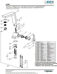 Eca İcon Krom Kireç Kırıcılı Hygiene Plus Sabit Lavabo Bataryası - 3