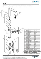 Eca İcon Krom Renkli Hygiene Plus Su Tasarruflu Eviye Bataryası - 3