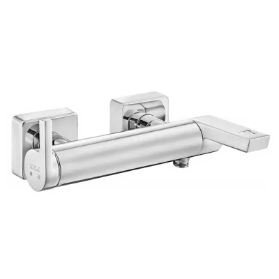 Eca İcon Krom Renkli Hygiene Plus Kireç Kırıcılı Banyo Bataryası - 1