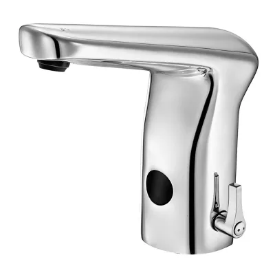 Eca Krom Fotoselli Lavabo Batarya Pilli 108108017 Çift Su Girişli - 2