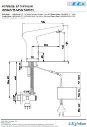 Eca Krom Fotoselli Lavabo Musluğu Elektrikli 108108048 Tek Su Gir - 4