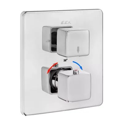 Eca Krom Termostatik Ank Banyo/Duş Bat 2 Yollu S.Ü. 102167216-KDE - 2