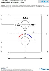 Eca Krom Termostatik Ank Banyo/Duş Bat. 2 Yollu S.Ü 102167215-KDE - 2