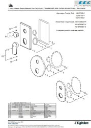 Eca Lia Krom Ankastre Banyo/Duş Bat 3 Yollu Sıva Üstü 102167350-Y - 3