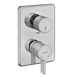 Eca Life Krom Ankastre Banyo/Duş 2 Yollu Sıva Üstü 102167222-KDE - 2