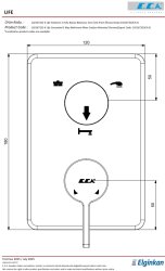 Eca Life Krom Ankastre Banyo/Duş B. 3 Yollu Sıva Üstü 102167322-K - 3