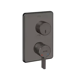 Eca Life Mat Antrasit Banyo/Duş 2 Yollu Sıva Üstü 102167222C5-KDE - 2