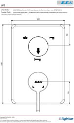 Eca Life Mat Antrasit Banyo/Duş 3 Yollu Sıva Üstü 102167322C5-K - 3