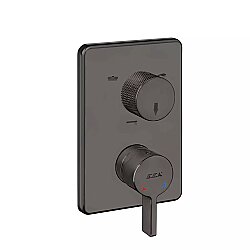 Eca Life Mat Antrasit Banyo/Duş 3 Yollu Sıva Üstü 102167322C5-K