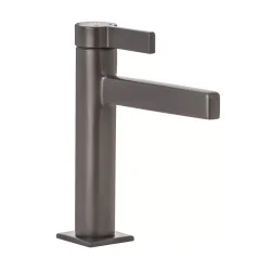 Eca Life Mat Antrasit Kollu Sabit Lavabo Bataryası 102188777C5
