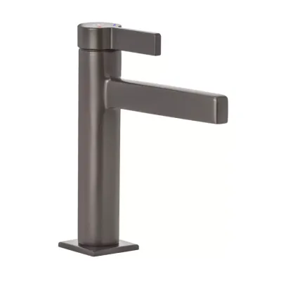Eca Life Mat Antrasit Kollu Sabit Lavabo Bataryası 102188777C5 - 1