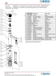 Eca Life Mat Antrasit Kolsuz Sabit Lavabo Bataryası 102188781C5 - 3