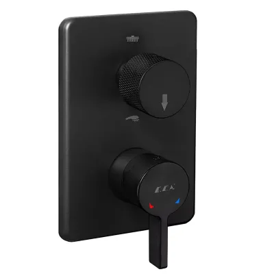 Eca Life Mat Siyah A. Banyo/Duş 2 Yollu Sıva Üstü 102167222C1-KDE - 2