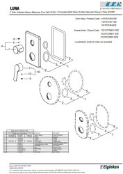 Eca Luna Krom Ankastre Banyo/Duş 2 Yollu Sıva Üstü 102167236-KDE - 3