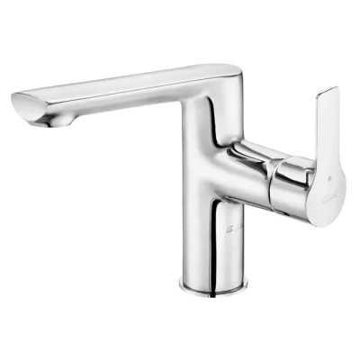 Eca Luna Krom Kireç Kırıcılı Yandan Kollu Sabit Lavabo Bataryası - 1