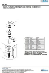 Eca Niobe Krom Kireç Kırıcı Su Tasarruflu Sabit Lavabo Bataryası - 3