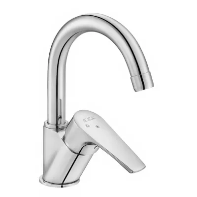 Eca Niobe Krom Kireç Kırıcılı Su Tasarruflu Kuğu Lavabo Bataryası - 1
