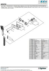 Eca Novita Krom Ankastre Banyo Bat. 3 Yolu Sıva Üstü 102167314H-K - 3