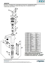 Eca Novita Krom Kireç Kırıcı Hygiene Plus Sabit Lavabo Bataryası - 3