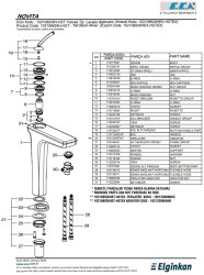 Eca Novita Yüksek Tip Kireç Kırıcı Hygiene Plus Lavabo Bataryası - 3