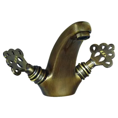 Eca Osmanlı (Ottoman) Antik Lak Kaplamalı Klasik Lavabo Bataryası - 1