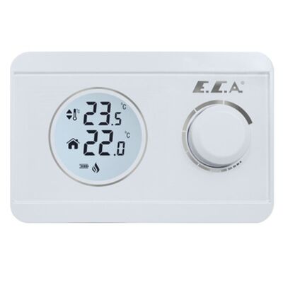 Eca Poly Pure 100W Dijital Pilli On-Off Kablosuz Oda Termostatı - 1