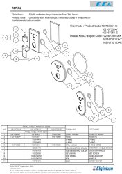 Eca Royal Krom Ankastre Banyo/Duş 3 Yollu Sıva Üstü 102167351-K - 3