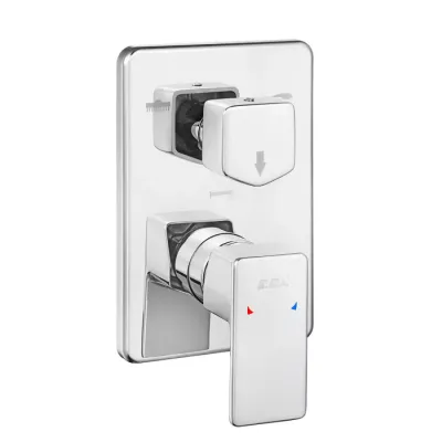 Eca Royal Krom Ankastre Banyo/Duş 3 Yollu Sıva Üstü 102167351-K - 1