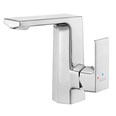 Eca Royal Krom Kireç Kırıcılı Sabit Yandan Kollu Lavabo Bataryası - 1