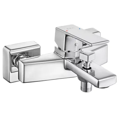 Eca Royal Krom Renk Kireç Kırıcılı Gizli Perlatör Banyo Bataryası - 1