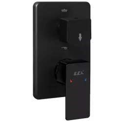 Eca Royal Mat Siyah Ank Banyo/Duş 2 Yolu Sıva Üst 102167251C1-KDE