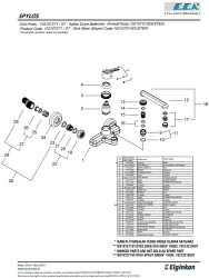 Eca Spylos Krom Aplike Kireç Kırıcılı Tasarruflu Eviye Bataryası - 3