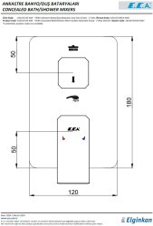 Eca Tiera Altın Görünüm Ank Banyo/Duş 2 Yollu S.Ü 102167235A1-KDE - 3