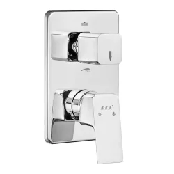 Eca Tiera Krom Ankastre Banyo/Duş 2 Yollu Sıva Üstü 102167235-KDE