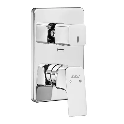 Eca Tiera Krom Ankastre Banyo/Duş 3 Yollu Sıva Üstü 102167335-K - 1
