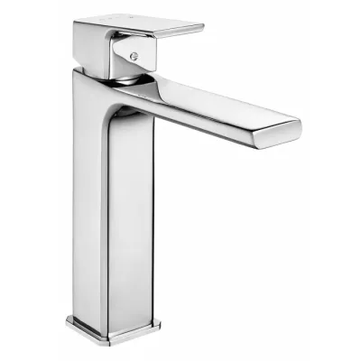 Eca Tiera Krom Kireç Kırıcılı Sabit Orta Boy Lavabo Bataryası - 1