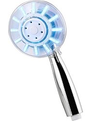 LED Işıklı Sıcaklık Göstergeli Su Tasarruflu Krom El Duş Başlığı - 9