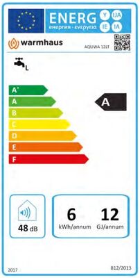 Warmhaus (Baca Dahil) Aquwa 12 Lt. Doğalgazlı Hermetik Şofben - 6